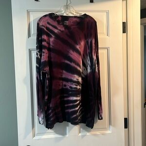 Victoria’s Secret PINK long sleeve tie-dye shirt